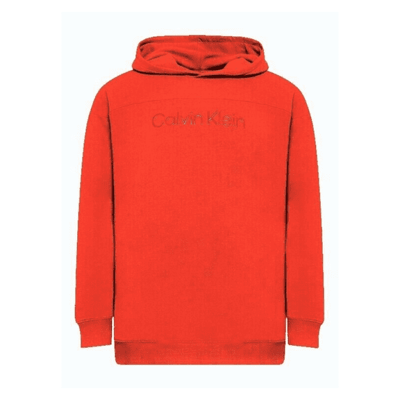 Calvin Klein Men's Organic Cotton Lounge Hoodie - Gloss XL -Red