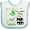 White and Blue, variant on Inktastic I'm One Time to Par-tee Golf First Birthday Boys or Girls Baby Bib