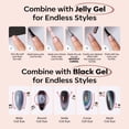 thumbnail image 7 of modelones Cat Eye Gel Nail Polish Nude Gel Polish Glass Shimmer Glitter with Magnet Silk Cat Eye Holographic Reflective Soak Off LED Nail Art Manicure 15ML, 7 of 7