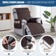 thumbnail image 4 of Funda para muebles TAOCOCO, sillón reclinable impermeable, 63 cm, color chocolate, 4 of 8