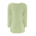 thumbnail image 5 of Coerni Unisex Kids and Toddlers' Cotton V-Neck Sweater Long Sleeve Fuzzy Furry Blouse Girls Fall Warm Sweatshirt Tops, 5 of 5