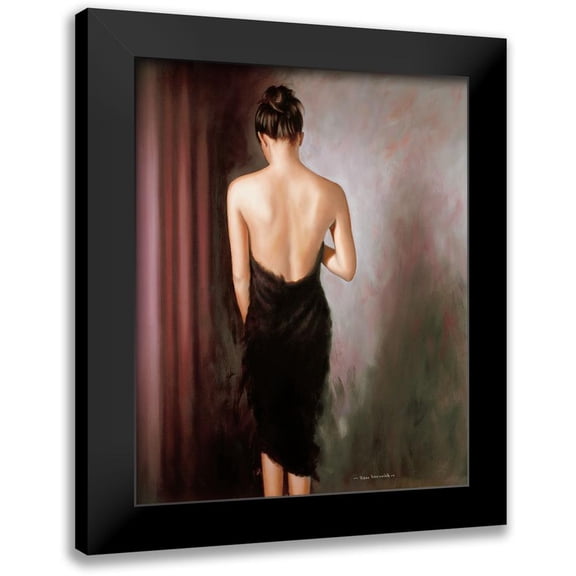 Worswick, Peter 12x14 Black Modern Framed Museum Art Print Titled - SENSUAL II