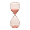 thumbnail image 1 of Temporizador de arena de 15 minutos, decorativo, de cristal, para gestión del tiempo, reloj de arena Rosa, 1 of 9