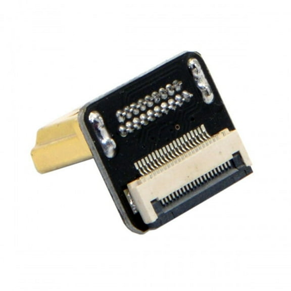 FVH CYFPVHDMI HDMI Type A Male Connector Up Angled 90 Degree for FPV HDTV Multicopter Aerial Photography