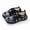 Dark Gray, variant on Gyujnb Kids Quick Lace Water Shoes Grid Print Mesh Upper Round Toe Flat Sole Footwear (Unisex),5.5-6 Years