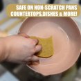 thumbnail image 2 of Natural Sponges Scurb Sponges for Kitchen Non-Scratch Biodegradable Plant Based Scrubber Pads for Cleaning Dishes,16 Pack, 2 of 5