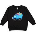 thumbnail image 2 of Inktastic Easter Egg Truck Boys Toddler Sweatshirt, 2 of 4