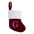 thumbnail image 1 of Bota Navideña Holiday Time con Letra G de Terciopelo Rojo 20 cm, 1 of 4