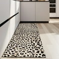 thumbnail image 4 of Black and Tan Leopard Print Kitchen Rug Mat,Kitchen Runner Rugs Non Skid Washable,Decorative Kitchen Floor Mats for Kitchen,Sink,Laundry,17"X47", 4 of 5