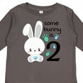 thumbnail image 4 of Inktastic Somebunny is Two-second Birthday Bunny Boys or Girls Long Sleeve Toddler T-Shirt, 4 of 5