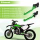 thumbnail image 4 of Palancas de freno y embrague cortas de motocicleta Unique Bargains para Kawasaki KX250 KX250F, palanca de freno de manillar para Kawasaki KX450 KX450XC KX450SR, aleación de aluminio verde, 4 of 7