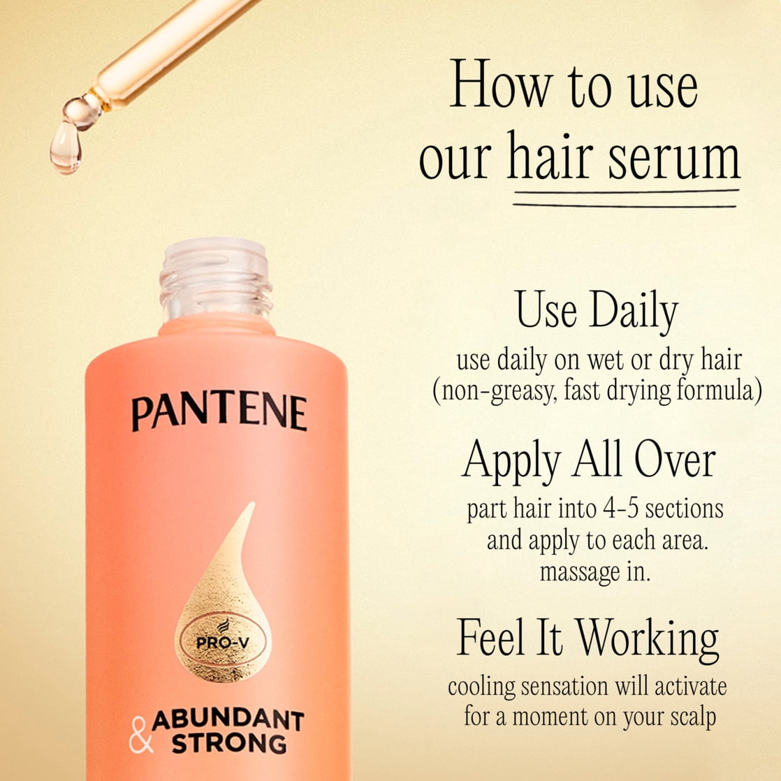 Alix Earle Pantene Abundant & Strong Gift Set (Shampoo and Conditioner, Serum, Brush, Bag)