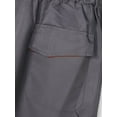thumbnail image 5 of YONGHS Men's Long Sleeve Zip-Front Work Coverall Action Back Jumpsuit with Pockets Dark Grey XXL, 5 of 7