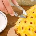 thumbnail image 3 of Cheers Pineapple Eye Clip Rustproof Non-slip Good Grip Convenient Hanging Food Grade Labor Saving Stainless Steel Sharp Blade Pineapple Eye Remover Kitchen Tool, 3 of 8