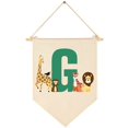 thumbnail image 1 of Bandera Personalizada De Animales Del Bosque, Decoración De Regalos Para Bebé, Niña, Recién Nacido, Niños, Banderín De Safari En La Jungla, Cartel De Pared, Regalos Para Guardería, Habitación De Bebé,, 1 of 5
