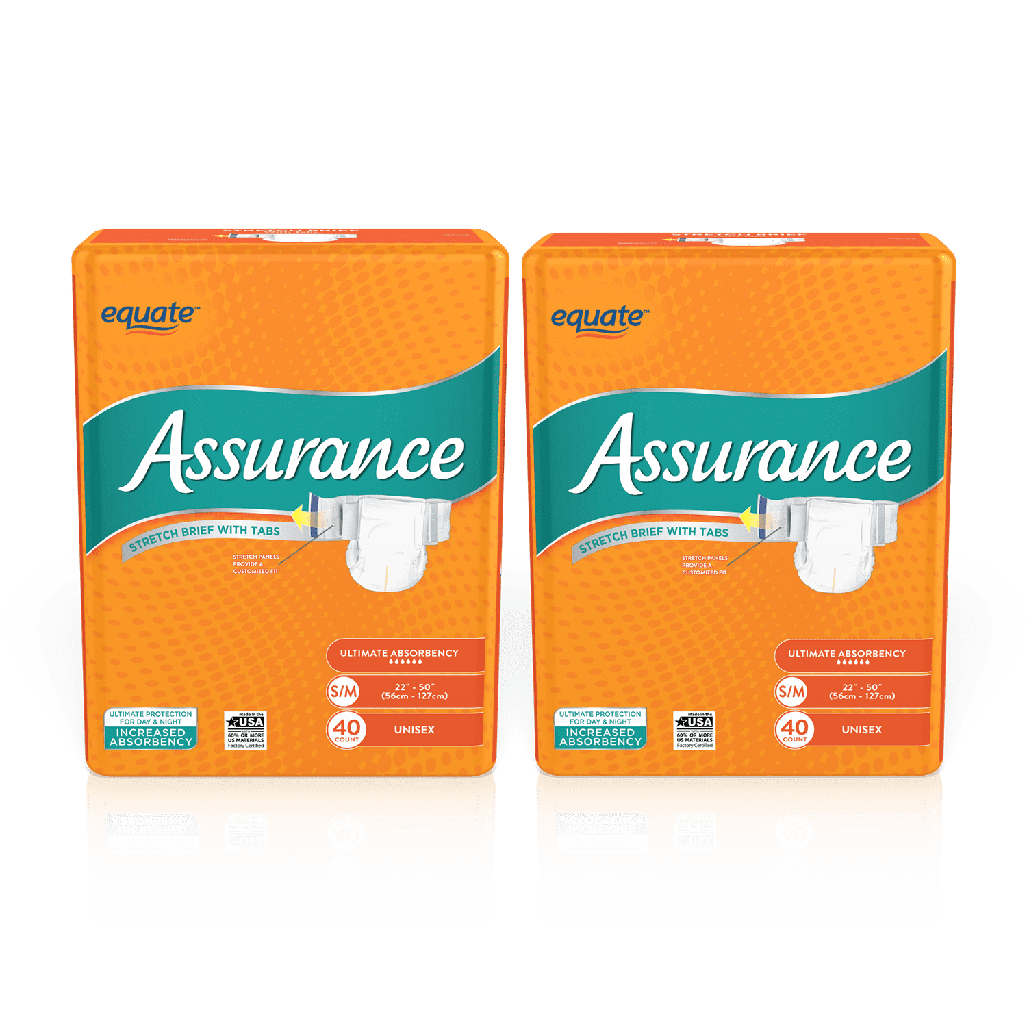 Assurance Adult Diapers Stretch Briefs With Velcro Tabs Unisex L/XL 32  Count Asking $8 OBO for Sale in Mesa, AZ - OfferUp