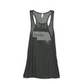 thumbnail image 1 of Thread Tank Home Roots State Nebraska NE Women's Sleeveless Flowy Racerback Tank Top Charcoal Small, 1 of 5