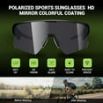 thumbnail image 2 of Smart Glasses, Bluetooth Cycling Glasses for Men and Women with Built-in Mic, Open-Ear Voice Control, Calling & Music, UV Protection, Magnetic Charging, 2 of 6