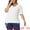 White, variant on Unique Bargains Women Plus Size Tops V Neck Short Sleeve Pullover Knitted Casual Blouses White 1X