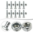 thumbnail image 1 of Mosiee Set Of 10 Shear Pins And Lock Nuts For Ariens 510015 51001500 And For Snapper 13865 709155 Compatible With Multiple Models, 1 of 9