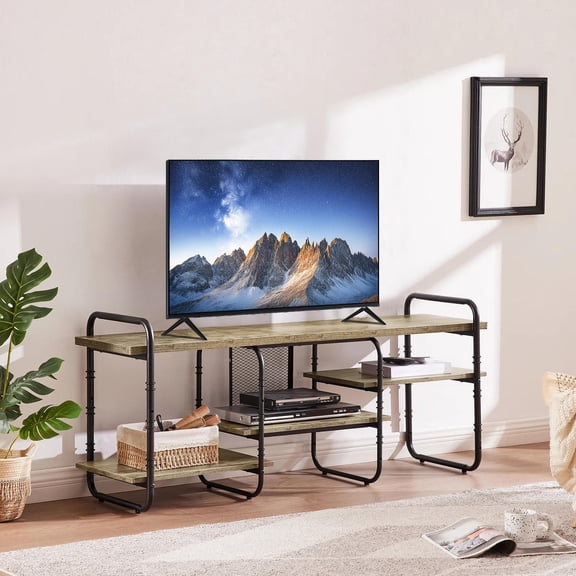 Pawsdot 1Pair Sturdy Black TV Pedestal Stand for Home Use Universal TV Support Base