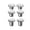 White, variant on Joystick Caps For Vader 5Pro Gaming Controller Multiple Height