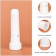 thumbnail image 3 of 15pcs Essential Oil Nasal Inhaler Tubes Plastic Empty Nasal Inhalers (White), 3 of 4