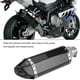 thumbnail image 2 of Suuonee Tubo de escape para motocicleta, acero inoxidable, fibra de carbono de 51 mm de diámetro, sistema de escape completo para Honda Yamaha Suzuki Kawasaki Ecomeon no, 2 of 5