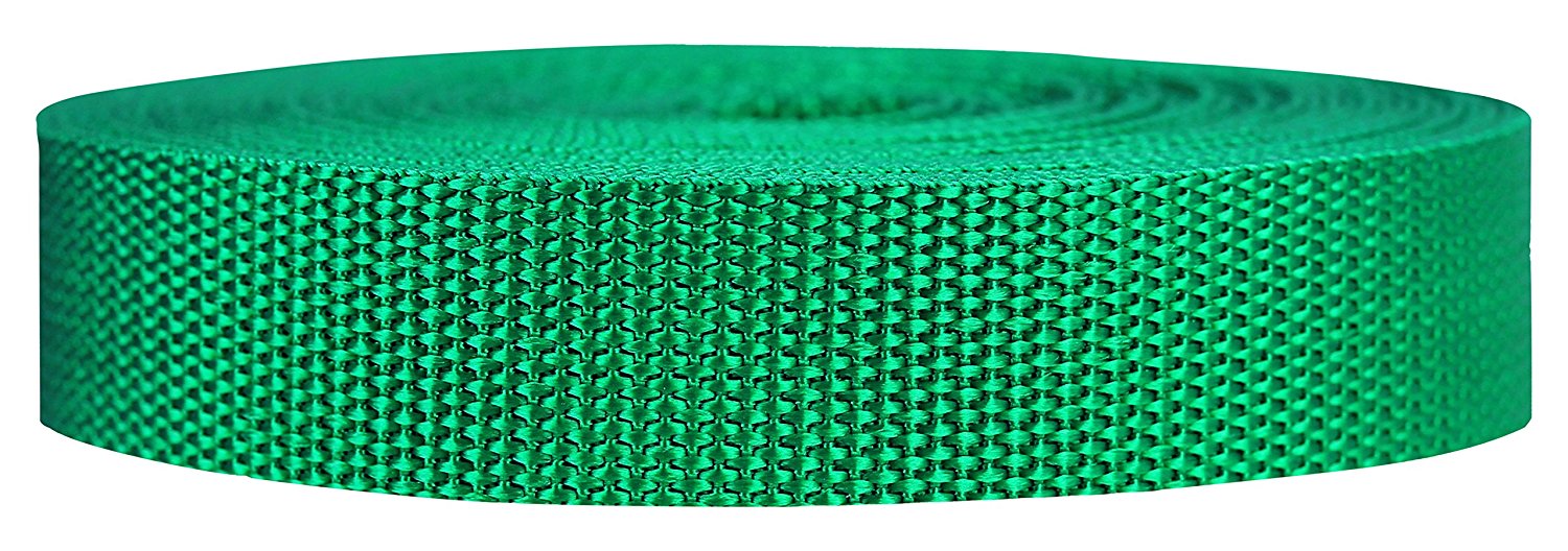 Heavy Duty Poly Strapping for Outdoor DIY Gear Repair Kelly Green 2 Inch x 10 Yards Strapworks Heavyweight Polypropylene Webbing