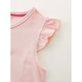 thumbnail image 3 of WIBACKER 2-7T Summer Toddler Little Girls Flamingo Tulle Dresses Sleeveless Sleeve Kid Party Tutu Dresses, 3 of 8