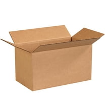 The Packaging Wholesalers Corrugated Boxes 13" x 7" x 7" Kraft 25/Bundle BS130707