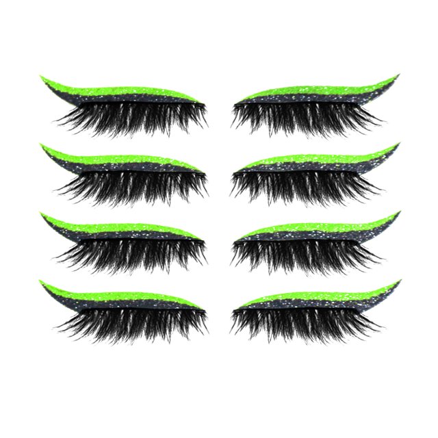 Pestañas postizas Pegatinas reutilizables para delineador de ojos y pestañas: una invención genial que te brinda(Buy 2 save 10%)