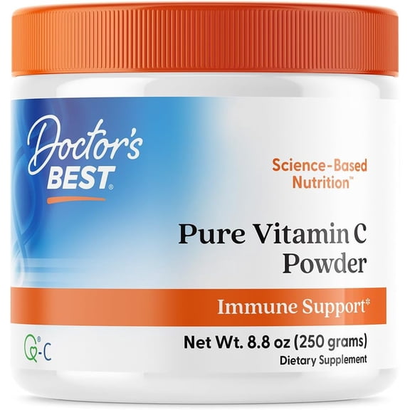 Doctor's Best C with Quali-C, Non-GMO, Gluten Free, Vegan, Soy Free, Sourced From Scotland, 250 Grams