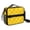 Baseballs Yellow Pattern, variant on Baseball Players and Speech Bubbles Insulated Lunch Bag with Shoulder Strap and Bottle Holder,Bento School Lunch Bag Box,11x9.5x3.5 Inches