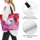 thumbnail image 3 of Disketp Pink Pig Bolsa Tote Estampada para Mujer, Bolso de Hombro y de Mano para Compras y Viajes, 3 of 8
