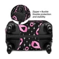 thumbnail image 4 of Lsque Breast Cancer Awareness (2) Printed Luggage Cover, Travel Luggage Protector,Scratch and Dirt Resistant, Fits 18-32 Inch Luggage - Small, 4 of 9