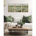 thumbnail image 7 of Drsoum Vintage Wall Art Rustic Meadow Sea of Wildflower Field Landscape Painting Retro Floral Scenery Living Room Decor 12x16in3pcs Brown Framed, 7 of 7