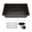 Galaxy Mocha, variant on 32" x 19" Quartz Kitchen Sink, Single Bowl Sink, Drop-in Sink, Undermount Sink, Granite Kitchen Sink, Galaxy Mocha Kitchen Sink, with Steel Grid, Basket Strainer and Flange Lexicon Platinum LP-1000