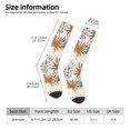 thumbnail image 7 of Knee High Socks for Men and Women, Tropical Leaves Althletic Compression Socks, Support Long Tube Socks for Outdoor Sport, Calf Socks, High Stockings for Women Men, 7 of 7