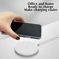 thumbnail image 2 of CQCYD under $5 Wireless Charger Round, Qi Wireless Charger Pad, 15W Fast Charging Wireless Charger, Round Phone Charging Station, Universal Smartphone Charger Pad, Desktop Nightstand Wireless Charger, 2 of 5