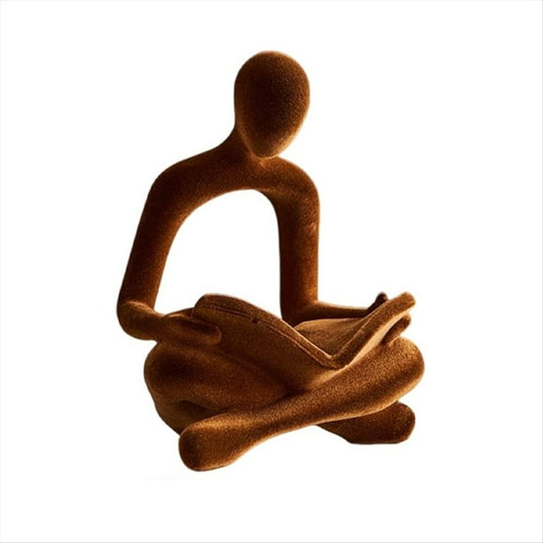 Escultura de Arte Abstracto, Decoración, Figura de Lector, Decoración del Hogar, Escultura , , Accesorios de Escritorio B