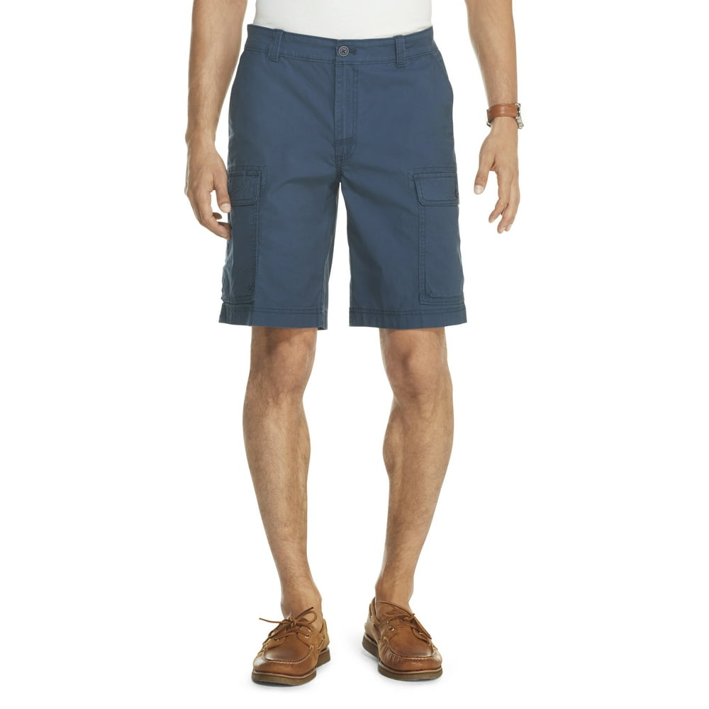 IZOD - IZOD Mens Saltwater Solid Cargo Shorts - Walmart.com - Walmart.com