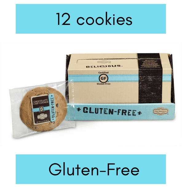 Our Specialty Gluten Free Chocolate Chip Cookies, Individually Wrapped