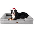 thumbnail image 1 of Cama ortopédica para perros EHEYCIGA, impermeable, viscoelástica, XXL, gris, 1 of 9