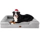 thumbnail image 1 of Cama ortopédica para perros EHEYCIGA, impermeable, viscoelástica, XXL, gris, 1 of 9