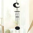 thumbnail image 3 of Black Metal Wind Chime Ornaments for Home Decor with Multi Perfect Birthday Gifts, 3 of 9