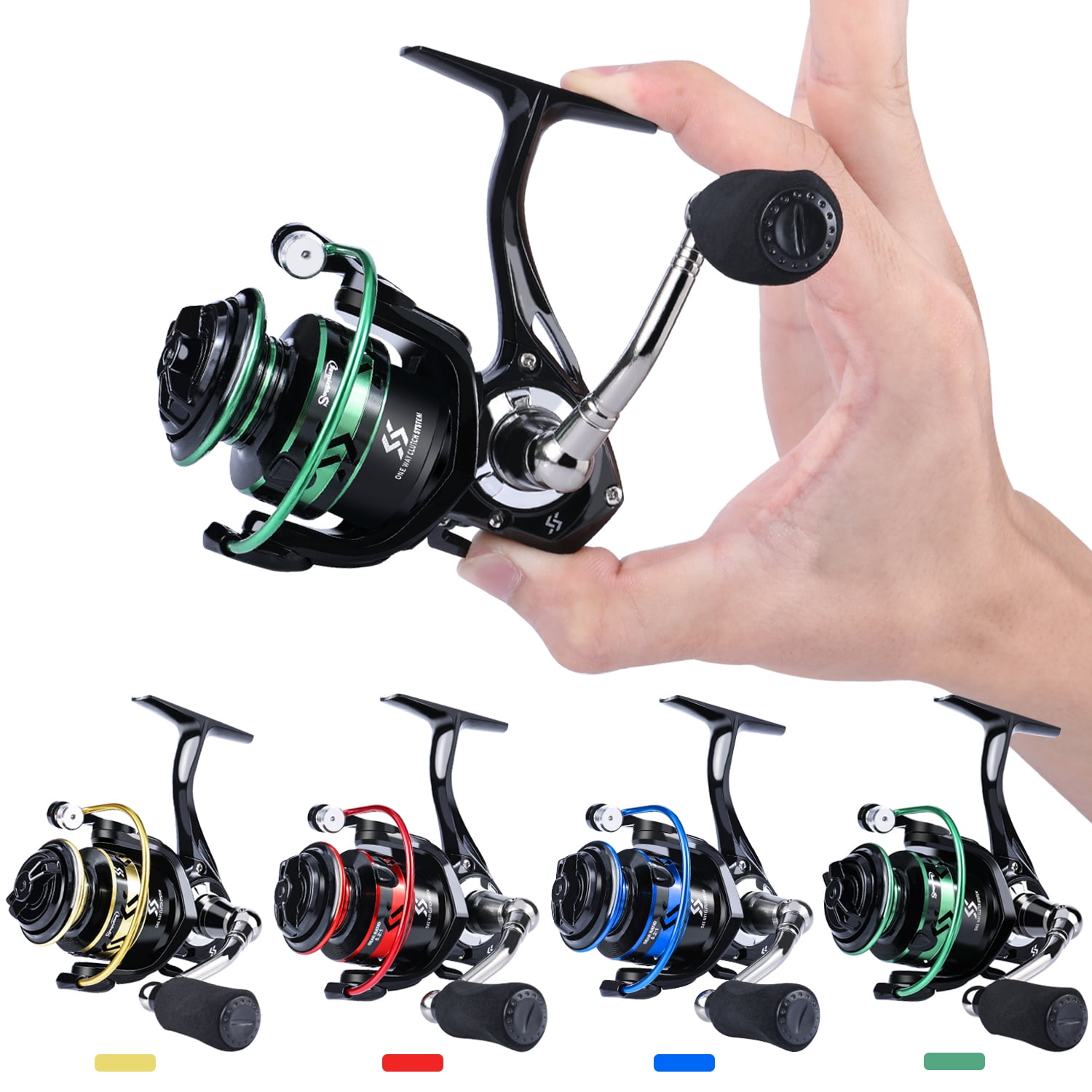 Sougayilang Mini Fishing Reel 2+1BB and 5.21 High Speed Ratio Spinning