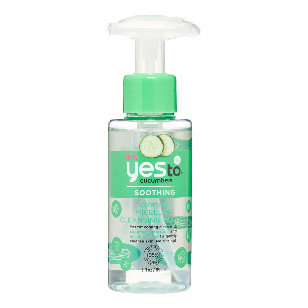 Yes To Cucumbers Calming Micellar Cleansing Water, 3 Oz - Walmart.com ...