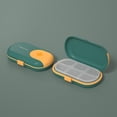 thumbnail image 4 of Pill Box, Compartment Container Organizer, Pill Box Travel Daily Pill Box, Portable Green, 4 of 5