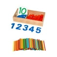 thumbnail image 2 of Tarjetas y contadores Montessori Contando el número de bloques para niños de la primera infancia Estilo C, 2 of 9